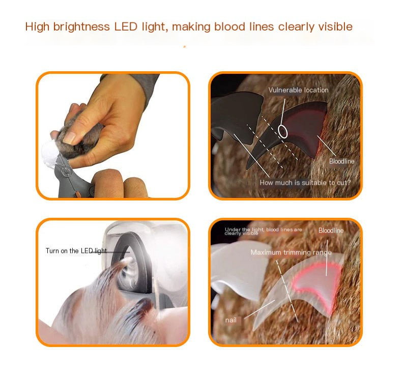 LED Pet Nail Clipper