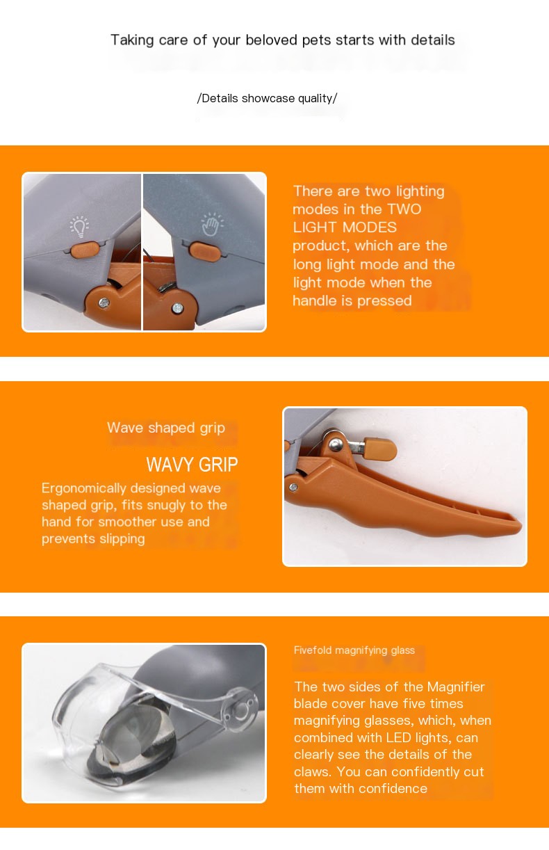 LED Pet Nail Clipper
