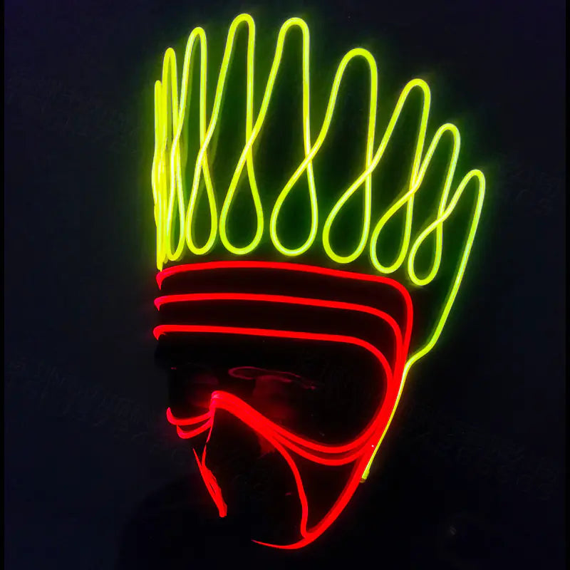 Glow Mask for Halloween Dance