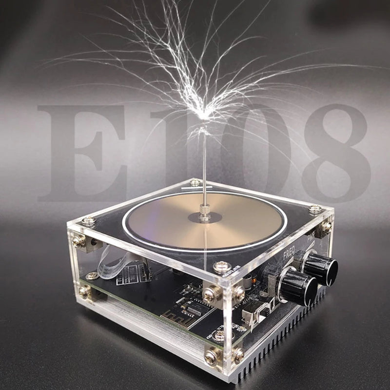 Tesla Coil Bluetooth compatible speaker