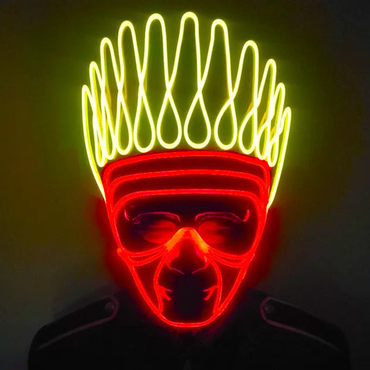 Glow Mask for Halloween Dance