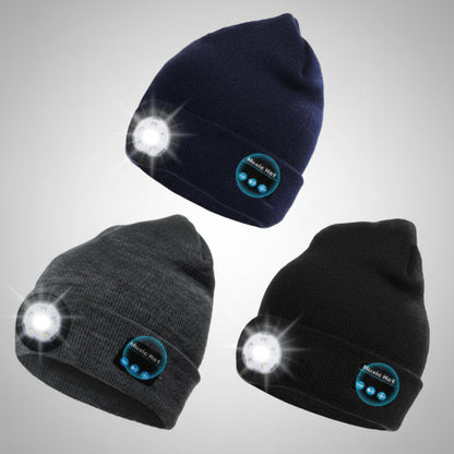 Bluetooth Headset Hat Led Luminous Wireless Music * SALE *