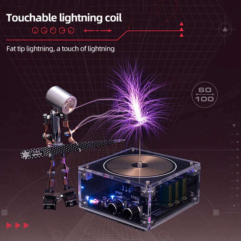 Tesla Coil Bluetooth compatible speaker