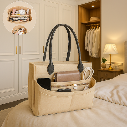 Purse Organizer Insert Felt Bag