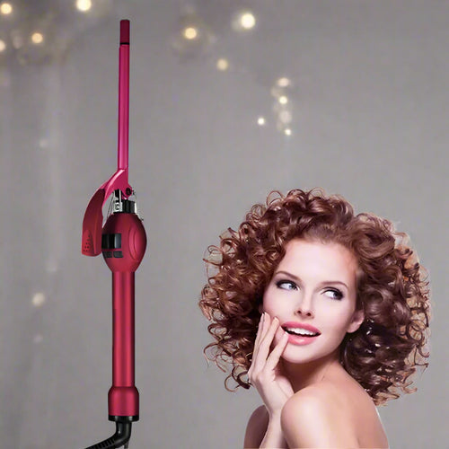 Professional 9mm Curling Iron with LCD Display
