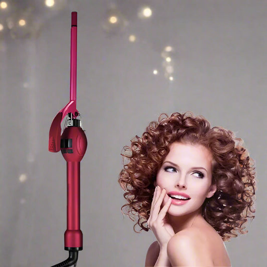 Professional 9mm Curling Iron with LCD Display