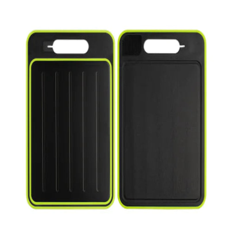 Dual-Sided Rapid Defrost Aluminium Cutting Board with Sharpener