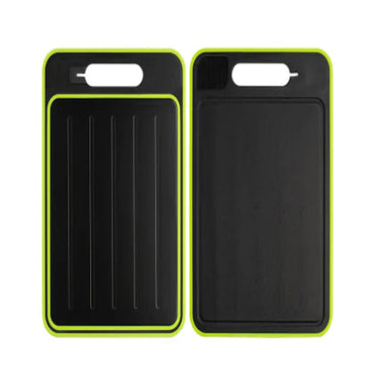 Dual-Sided Rapid Defrost Aluminium Cutting Board with Sharpener