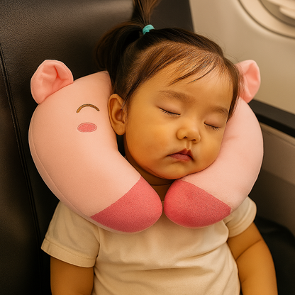 Kids’ Cartoon Travel Neck Pillow